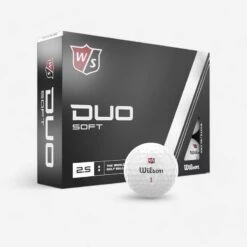 Balle Golf X 12 - WILSON Duo Soft Blanc
