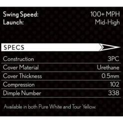 Balles De Golf Srixon Z-Star XV Jaune 7 Balles De Golf Srixon Z-Star XV Jaune -Golf Élite Prix balles de golf srixon z star xv jaune 3