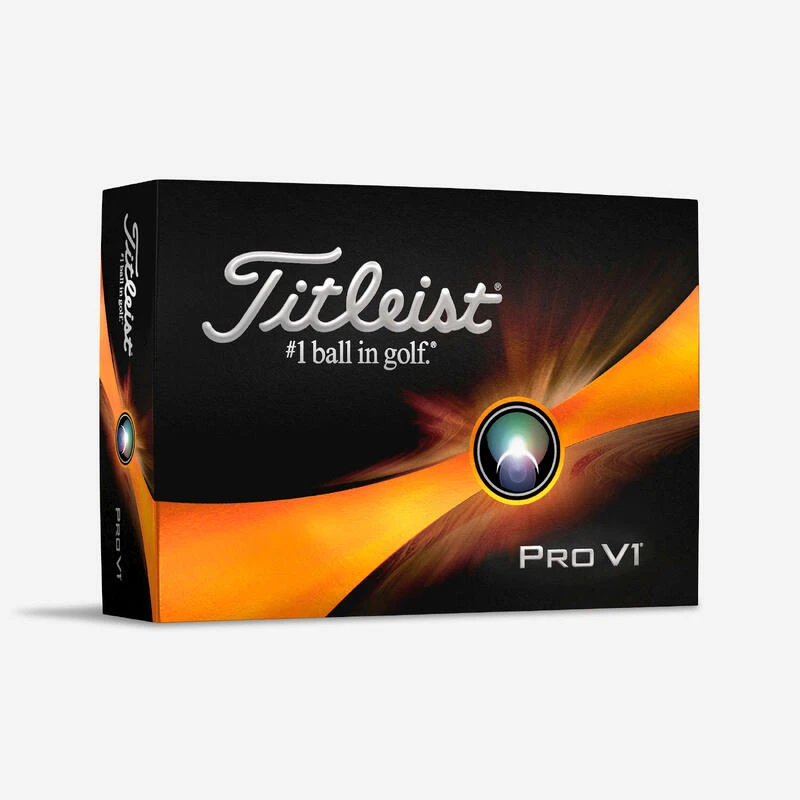 Balles Golf X12 - TITLEIST Pro V1 Blanc 1 Balles Golf X12 - TITLEIST Pro V1 Blanc