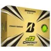 Boite De 12 Balles De Golf Bridgestone E12 Contact Verte
