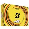Boite De 12 Balles De Golf Bridgestone E6 Jaune