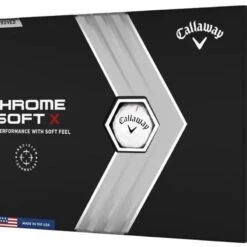 Boite De 12 Balles De Golf Callaway Chrome Soft X Blanches New