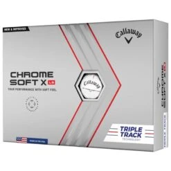 Boite De 12 Balles De Golf Callaway Chrome Soft X LS Triple Track New