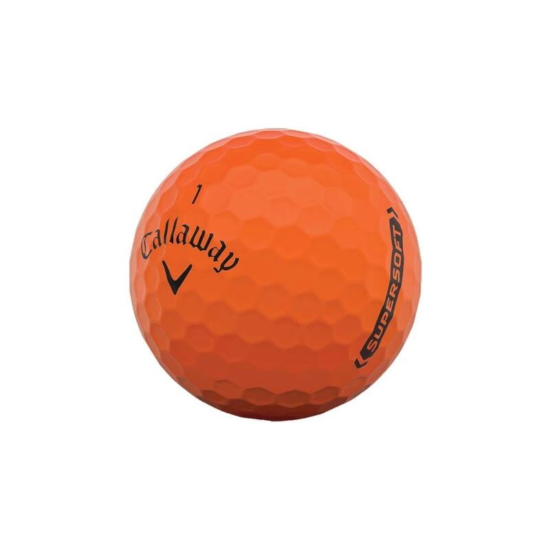 Boite De 12 Balles De Golf Callaway Supersoft Matte Oranges 3 Boite De 12 Balles De Golf Callaway Supersoft Matte Oranges – Image 3