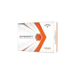 Boite De 12 Balles De Golf Callaway Supersoft Matte Oranges