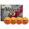Boite De 12 Balles De Golf Volvik S3 Orange