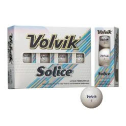 Boite De 12 Balles De Golf Volvik Solice Blanc Nacré