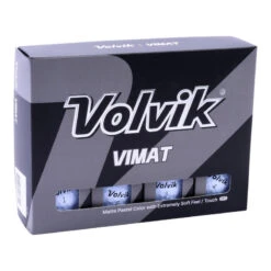 Boite De 12 Balles De Golf Volvik Vimat Soft Blanche