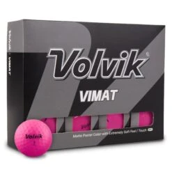 Boite De 12 Balles De Golf Volvik Vimat Soft Rose