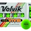 Boite De 12 Balles De Golf Volvik Vivid Verte