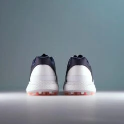 Chaussures Golf Grip Waterproof Femme - Blanc & Bleu Marine -Golf Élite Prix chaussures golf grip waterproof femme blanc and bleu marine 7