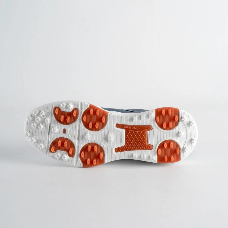 Chaussures Golf Grip Waterproof Homme - Blanc & Bleu 4 Chaussures Golf Grip Waterproof Homme - Blanc & Bleu – Image 4