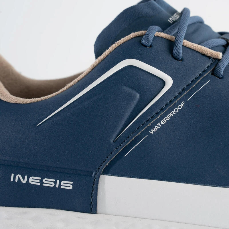 Chaussures Golf Grip Waterproof Homme - Blanc & Bleu 6 Chaussures Golf Grip Waterproof Homme - Blanc & Bleu – Image 6