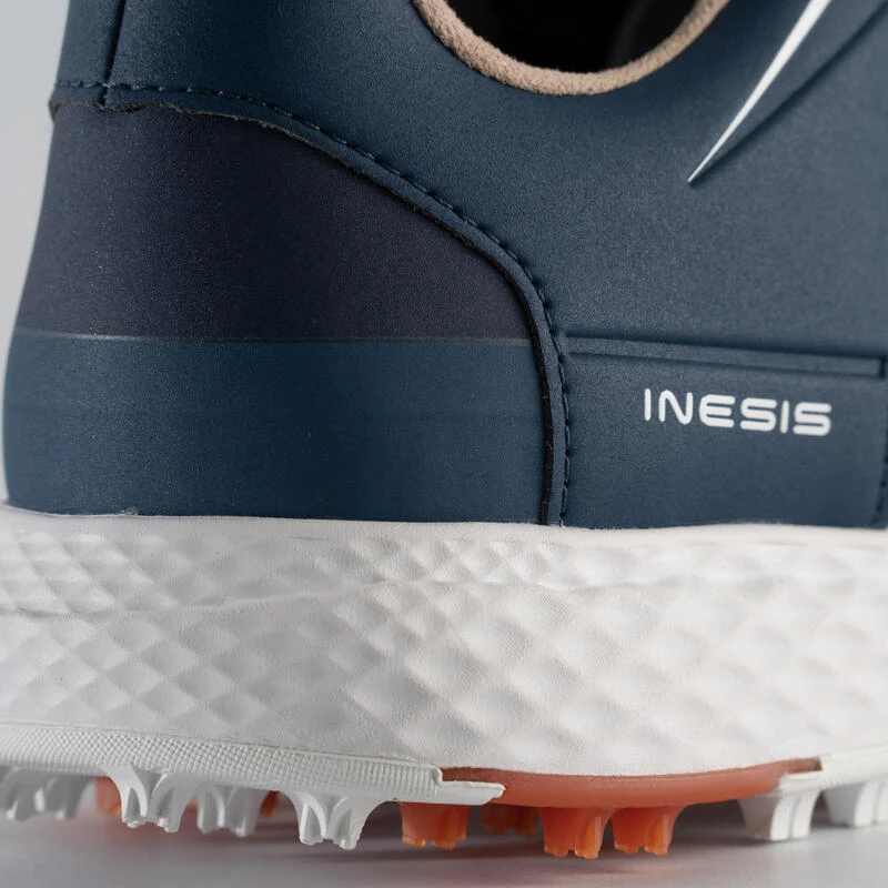 Chaussures Golf Grip Waterproof Homme - Blanc & Bleu 7 Chaussures Golf Grip Waterproof Homme - Blanc & Bleu – Image 7
