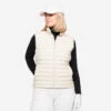 Doudoune Golf Sans Manches Femme - MW500 Beige