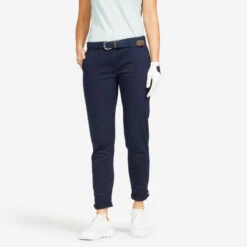 Pantalon Golf Femme - MW500 Bleu Marine