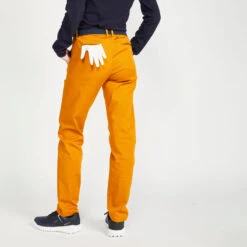 Pantalon Golf Femme - MW500 Ocre -Golf Élite Prix pantalon golf femme mw500 ocre 3