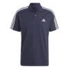Polo Coton Piqué Adidas Bleu Marine