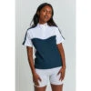 Polo De Golf Femme Bleu Untraced Et Blanc