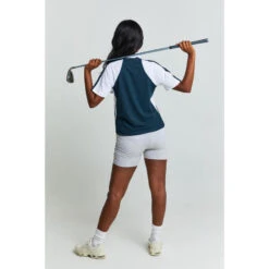 Polo De Golf Femme Bleu Untraced Et Blanc -Golf Élite Prix polo de golf femme bleu untraced et blanc 4
