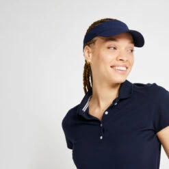 Polo De Golf Manches Courtes Femme MW500 Bleu Marine -Golf Élite Prix polo de golf manches courtes femme mw500 bleu marine 2