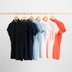 Polo De Golf Manches Courtes Femme MW500 Bleu Marine -Golf Élite Prix polo de golf manches courtes femme mw500 bleu marine 3