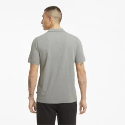 Polo Piqué Essentials Homme PUMA Medium Gray Heather Cat -Golf Élite Prix polo pique essentials homme puma medium gray heather cat 2