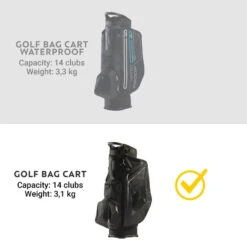 Sac Golf Chariot – INESIS Cart Noir -Golf Élite Prix sac golf chariot inesis cart noir 3
