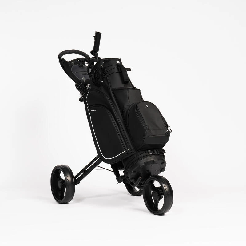 Sac Golf Chariot Waterproof – INESIS Cart Noir 2 Sac Golf Chariot Waterproof – INESIS Cart Noir – Image 2
