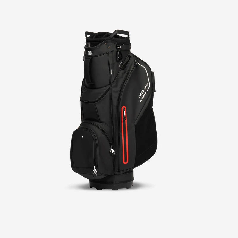 Sac Golf Chariot Waterproof – INESIS Cart Noir 1 Sac Golf Chariot Waterproof – INESIS Cart Noir