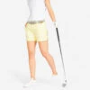 Short Golf Femme - MW500 Jaune Pastel