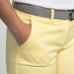 Short Golf Femme - MW500 Jaune Pastel -Golf Élite Prix short golf femme mw500 jaune pastel 3