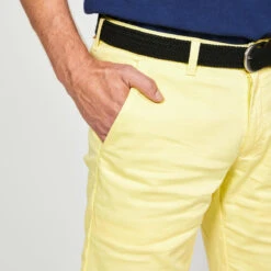 Short Golf Homme - MW500 Jaune Pastel -Golf Élite Prix short golf homme mw500 jaune pastel 2