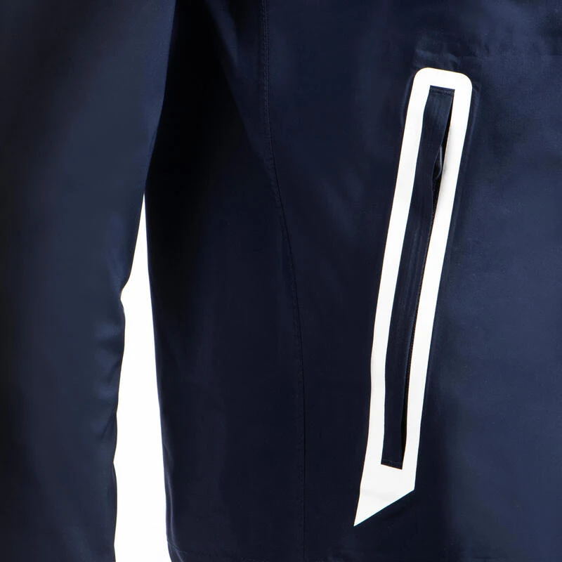 Veste De Pluie De Golf Imperméable Enfant RW500 Bleu Marine 4 Veste De Pluie De Golf Imperméable Enfant RW500 Bleu Marine – Image 4